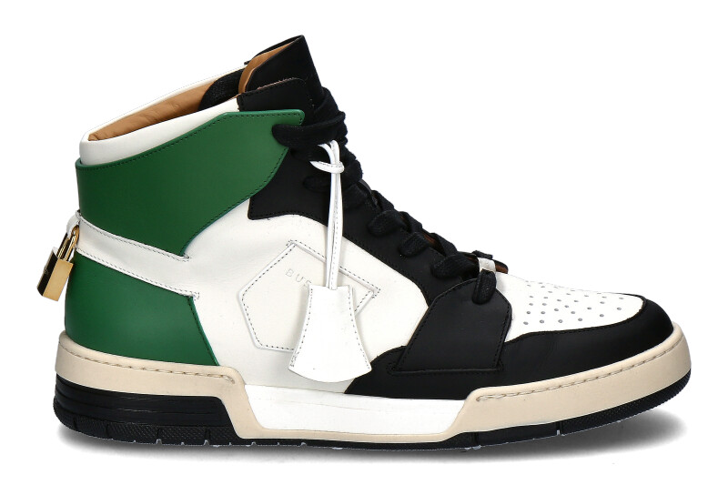 Buscemi Sneaker AIR JON HIGH WHITE GREEN