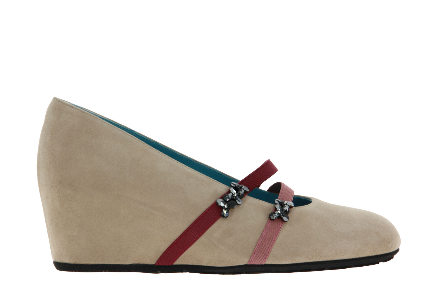 Thierry Rabotin wedge ballerina TORBIS CAMOSCIO BEIGE