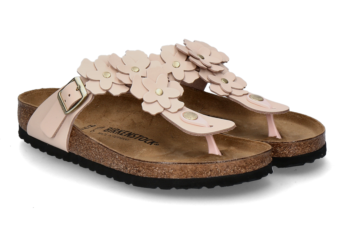 Birkenstock Damen- Zehensteg Pantolette GIZEH FLOWER NORMAL_271500077_1
