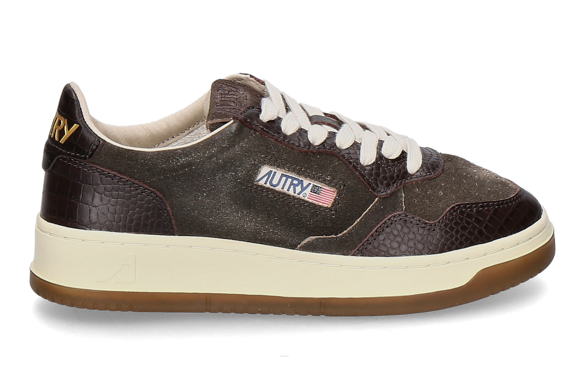 Autry women's- sneaker MEDALIST LOW CJ01- mustang/ brown