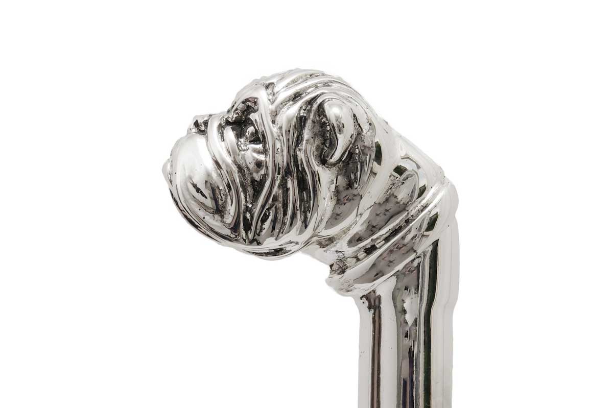 Pasotti shoe horn BULLDOG- silver