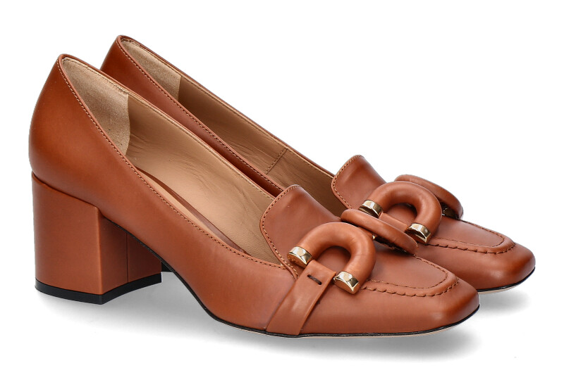 Roberto Festa pumps HARABY VITELLO COGNAC