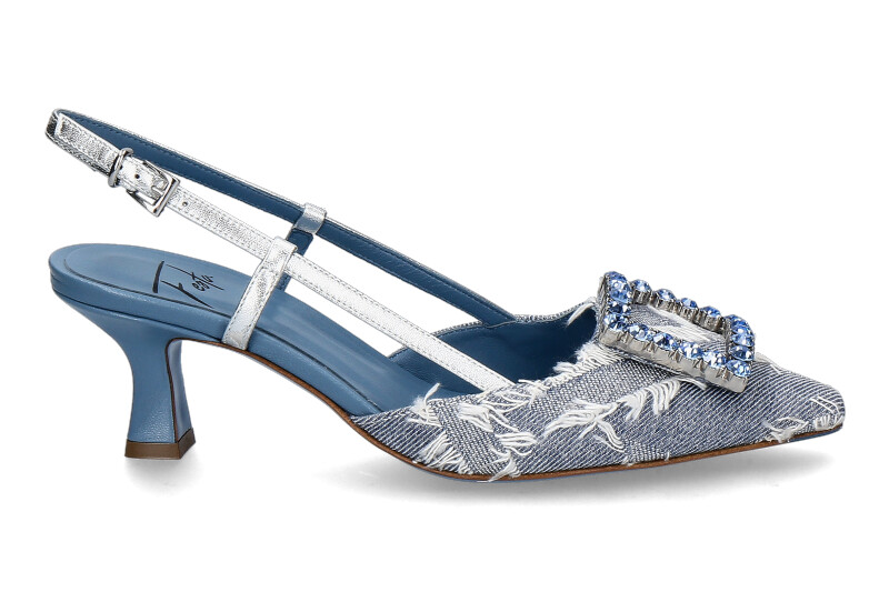 Roberto Festa sling pumps STEFI Gwynet luxor silver