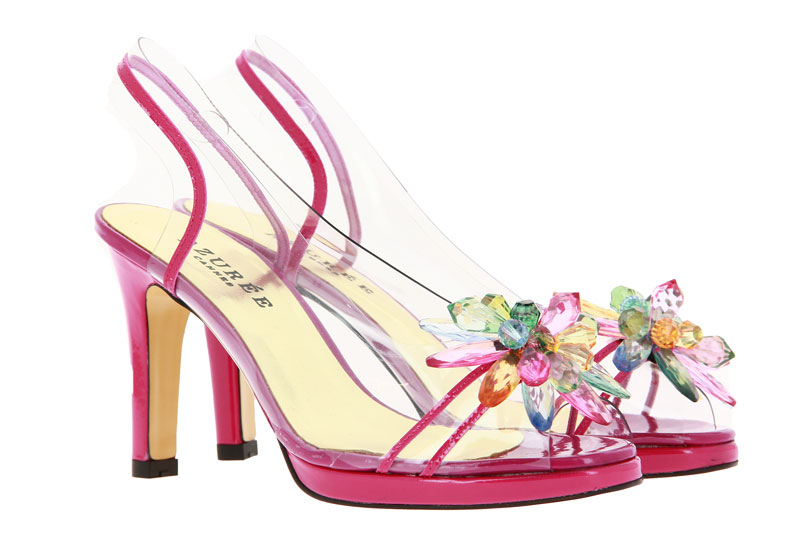 Azuree Cannes sandals MACADA VERNIS FRAMBO MOTIF MULTI