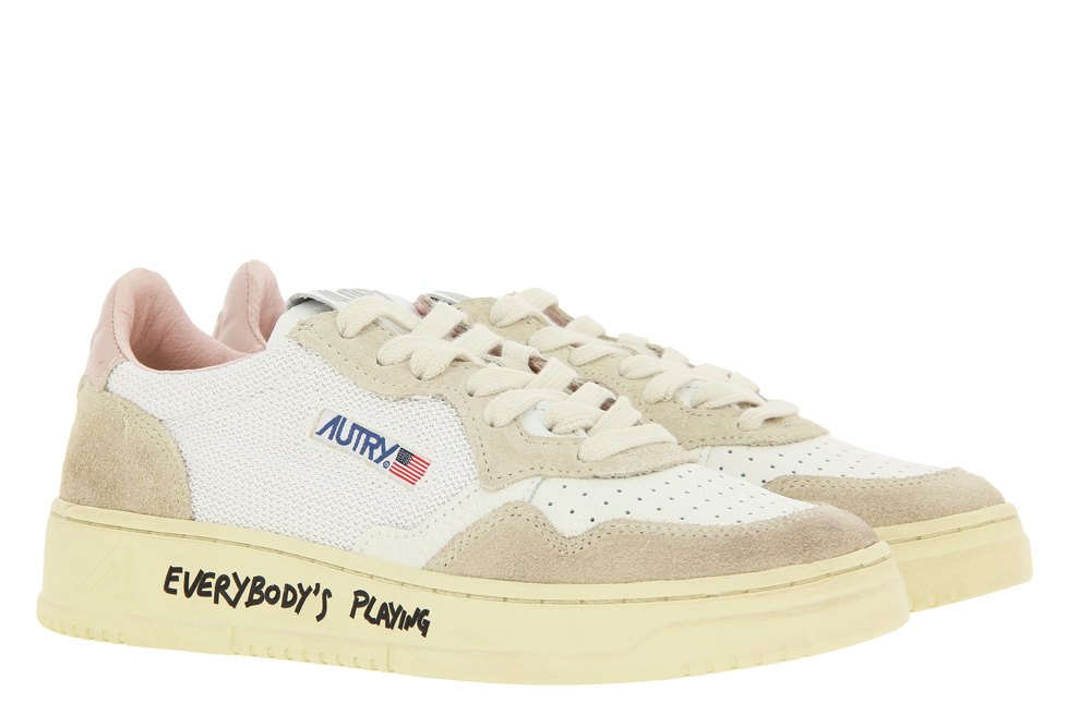 Autry sneaker LOW DRAWING WHITE PINK