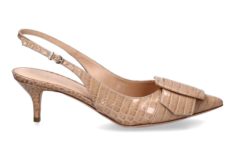 Unützer sling pumps PRINTED COCCO NUDE