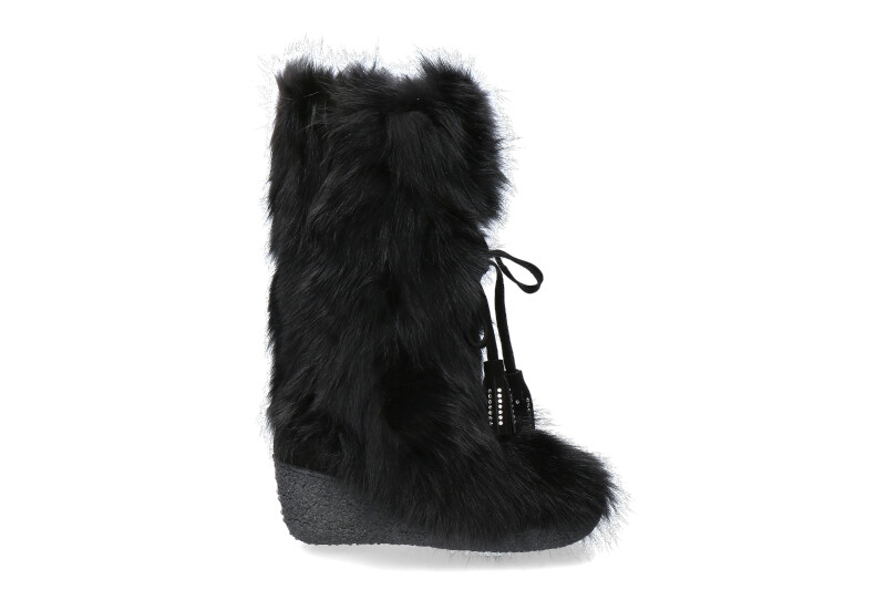 Diavolezza fur boots FOXY NERO