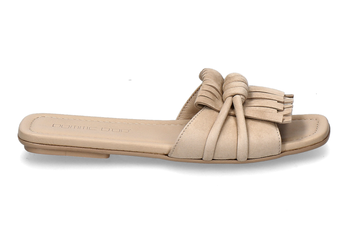 Pomme d'Or MILEY 4 Suede Mules - Soft Mocha/Beige