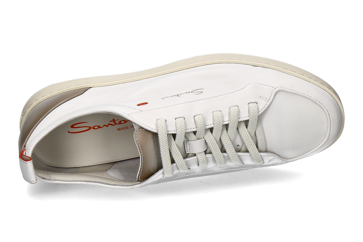 Santoni Herren- Sneaker MONTE CARLO- weiß_132100073_5