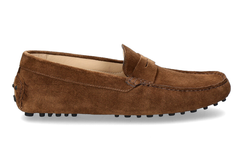 Scarparossa men's moccasins VELOUR TABAK