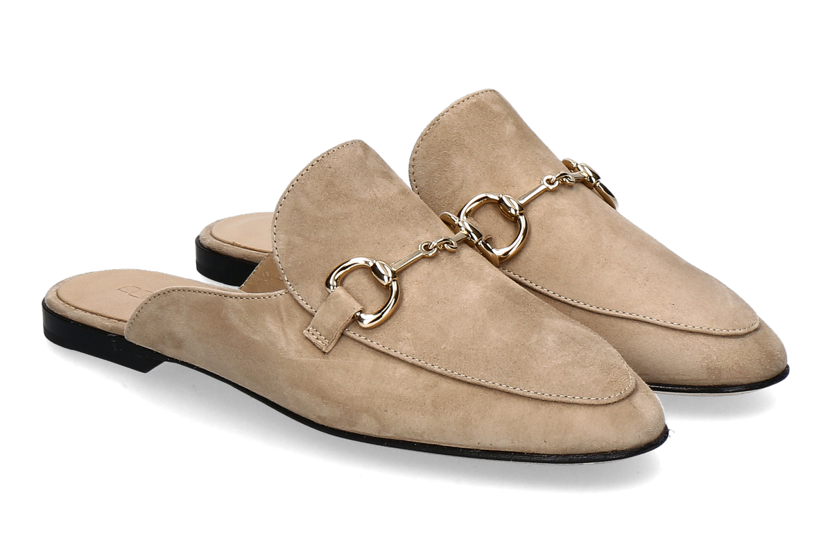 Pomme d' Or Sabot GIORGIA CAMOSCIO- soft mocha/ beige