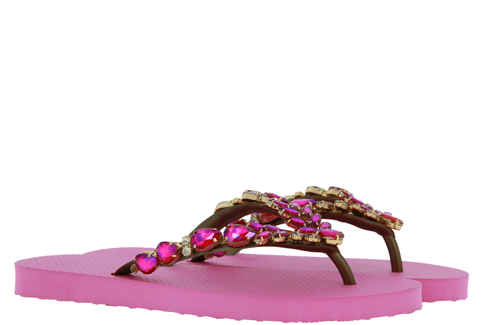 Chanclas thong sandals ADELA DIAMOND PINK