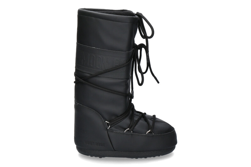 Moon Boot boots ICON RUBBER BLACK