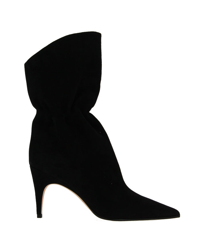 Unützer ankle boots CAMOSCIO DONNA STIVALE NERO