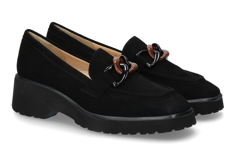 Brunate slipper VERA CAMOSCIO NERO