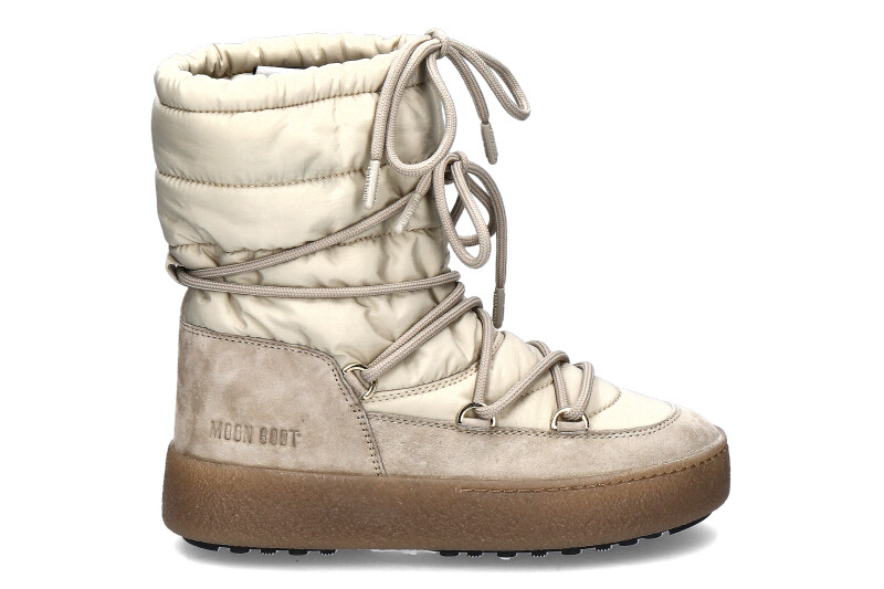 Moon Boot snow boots LTRACK SUEDE NYLON SAND