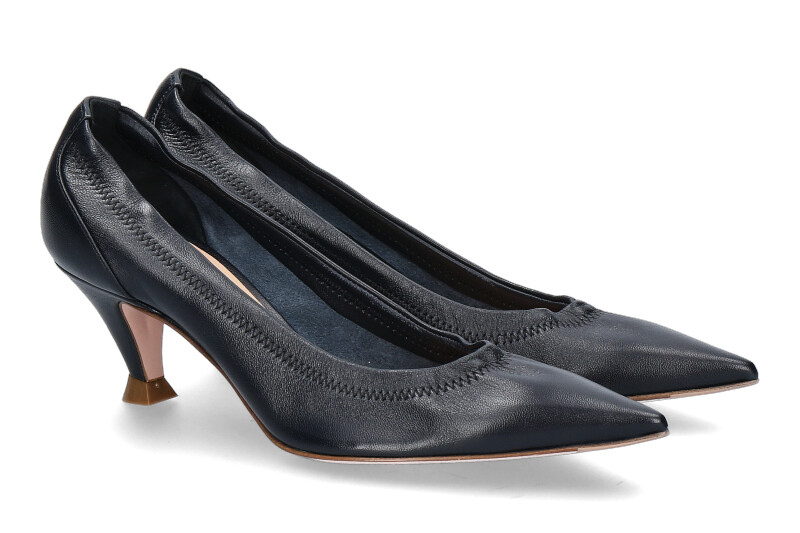 Roberto Festa pumps ALBINO NAPPA CHIFFON BLEU NAVY