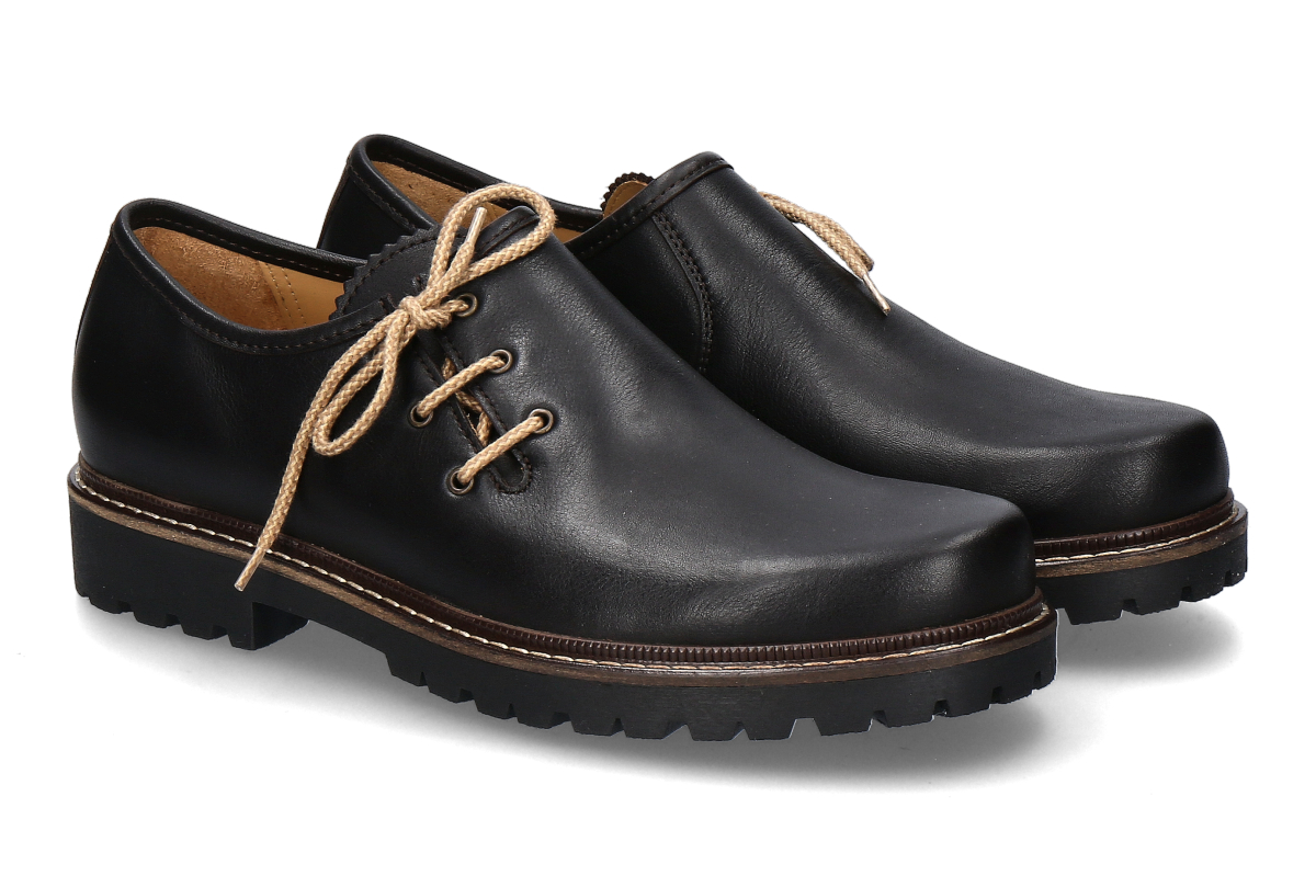 dirndl + bua Traditional Shoe PANIOLO FANGO LEATHER