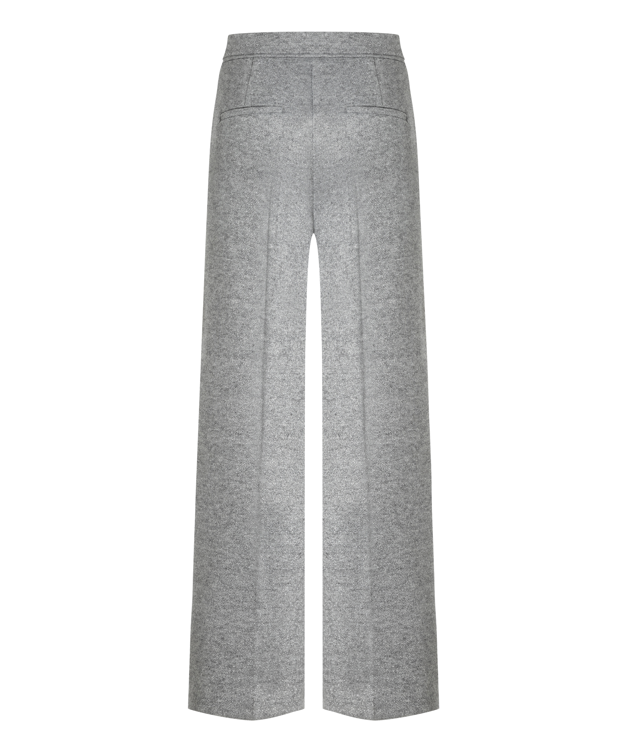 Cambio Hose AVA COZY GLITTERING KNIT LOOK - silver glittering melange