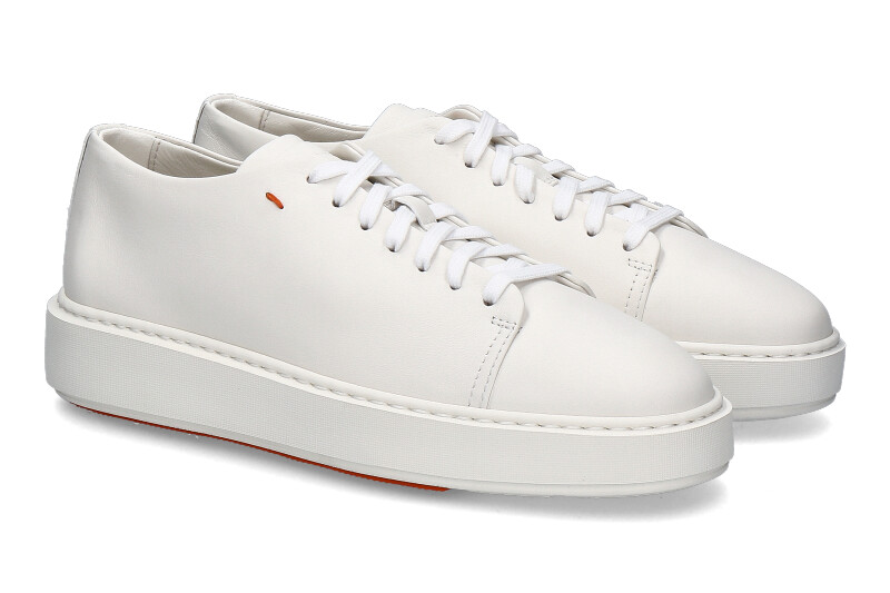 Santoni sneaker TENNIS NAPPA WHITE