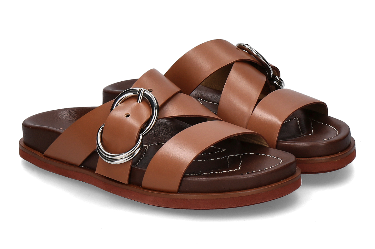 Lorenzo Mari mules PRIMULA16- caramello/ medium brown