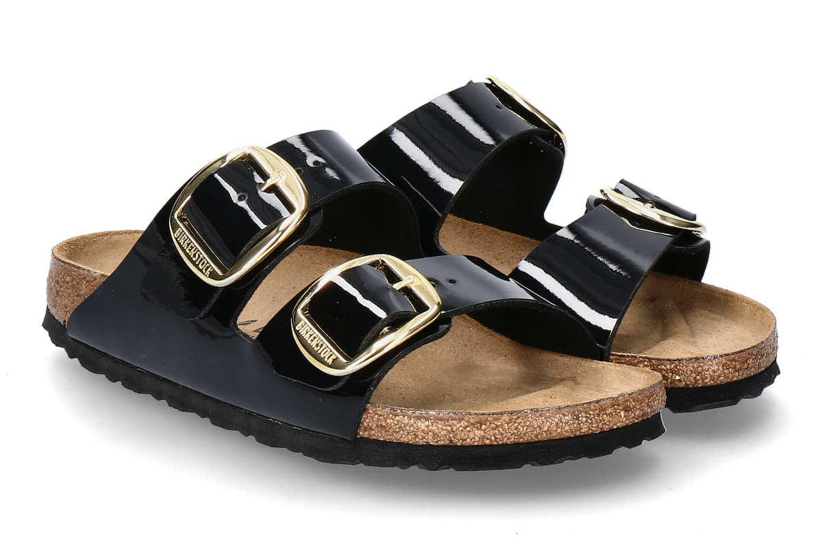 Birkenstock women's- mules ARIZONA BIG BUCKLE- gold/ black