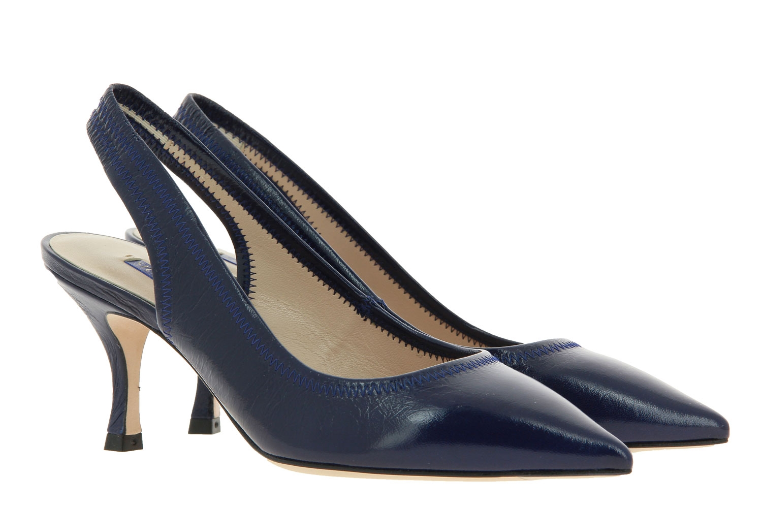 Stuart Weitzman sling pumps ODETTE MARITIME GL TRIPON