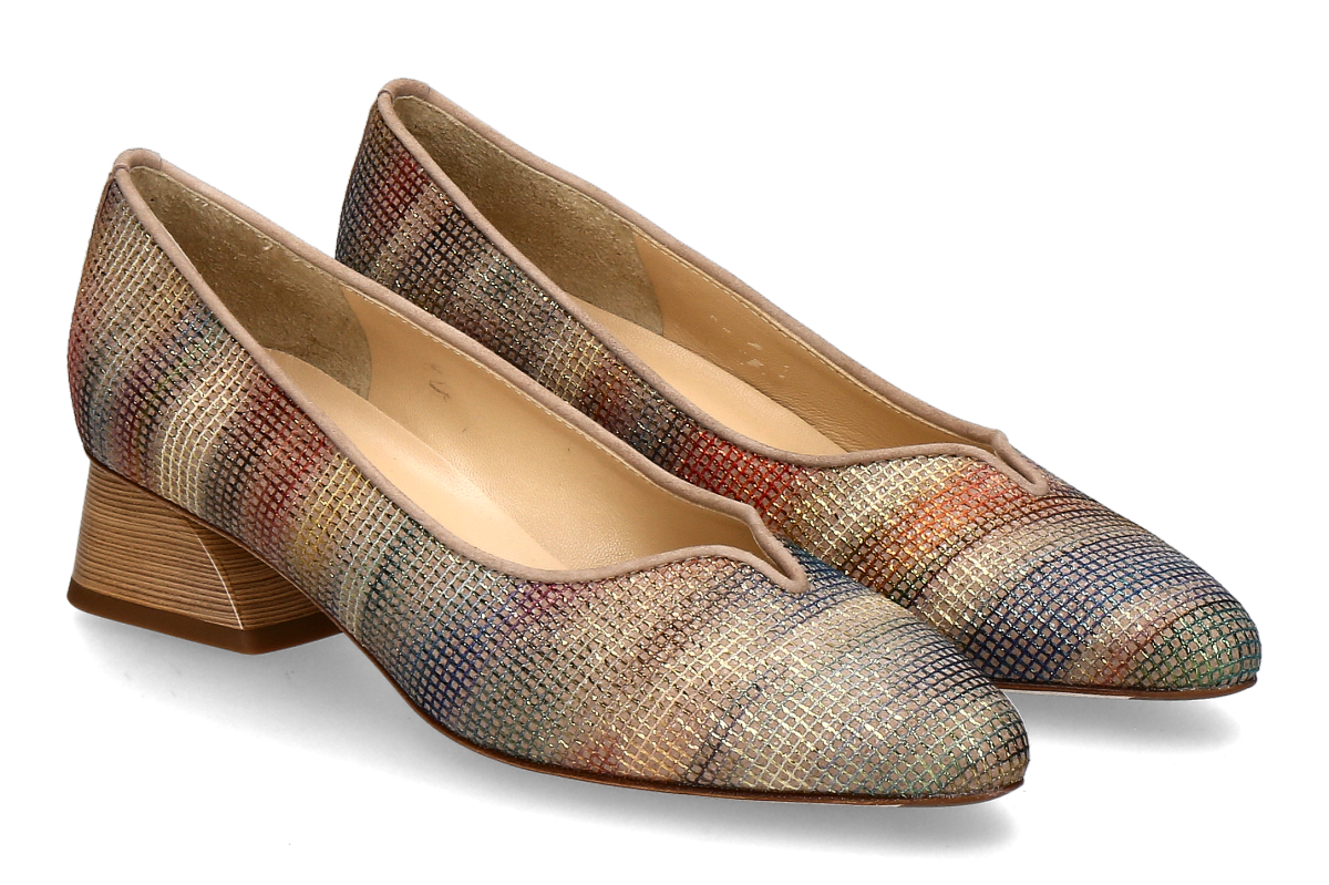 Brunate Pumps ELLI BDAY- camoscio nut/ multicolor