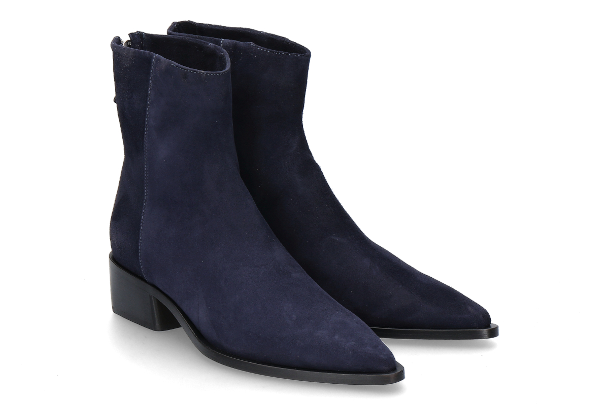 Pomme d'Or ankle boots ELYSE CAMOSCIO- dark blue/ navy