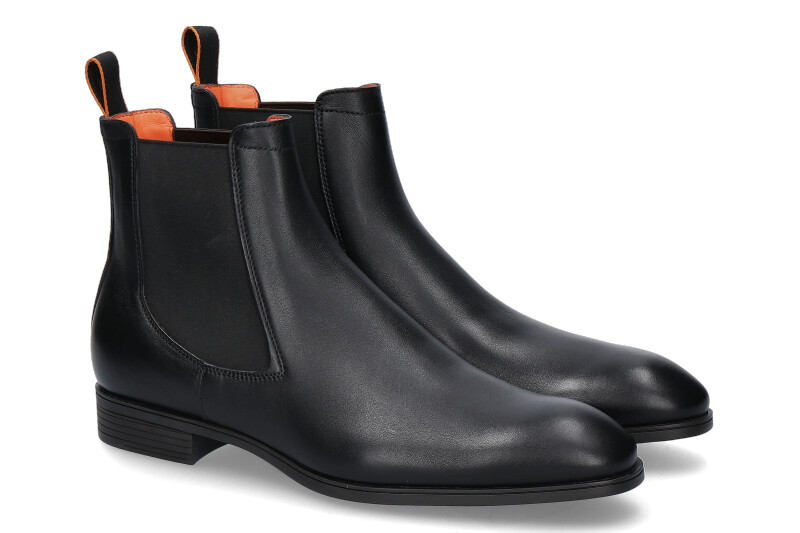 Santoni Chelsea boot NAPPA NERO- schwarz