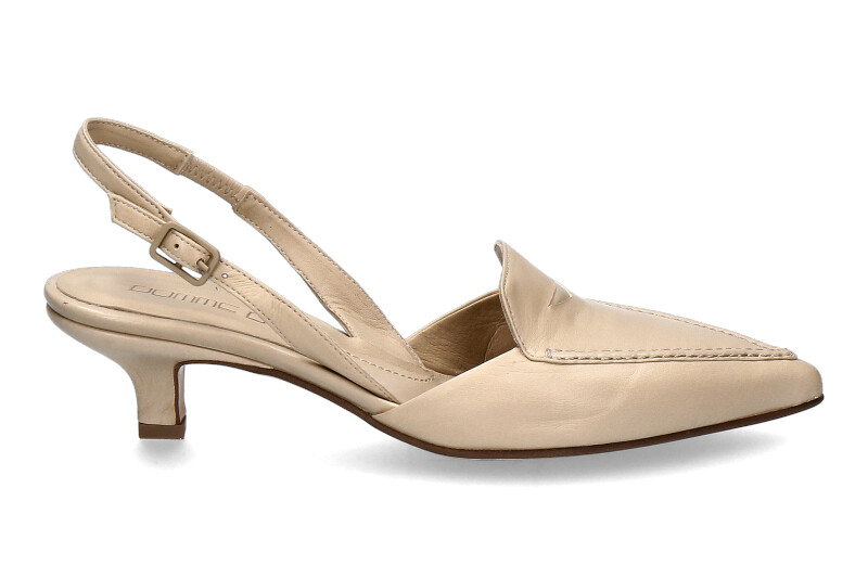 Pomme d'Or sling pumps GLOVE ECRU