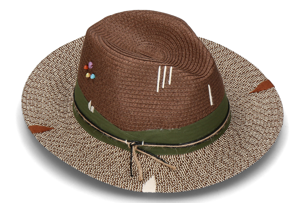 The Hat Gang Strohhut IBIZA- marrone- beige/ braun