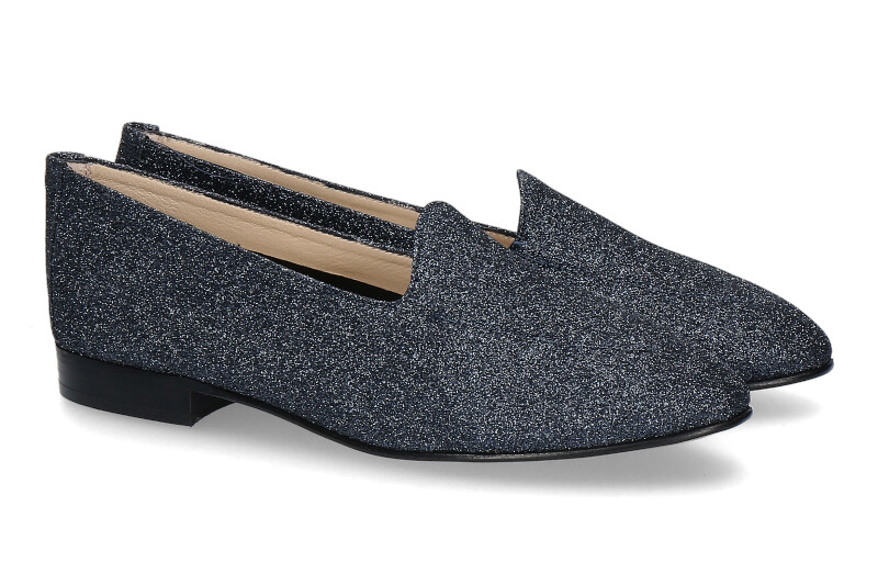 ScarpaRossa slipper BENITO GLITTER NAVY