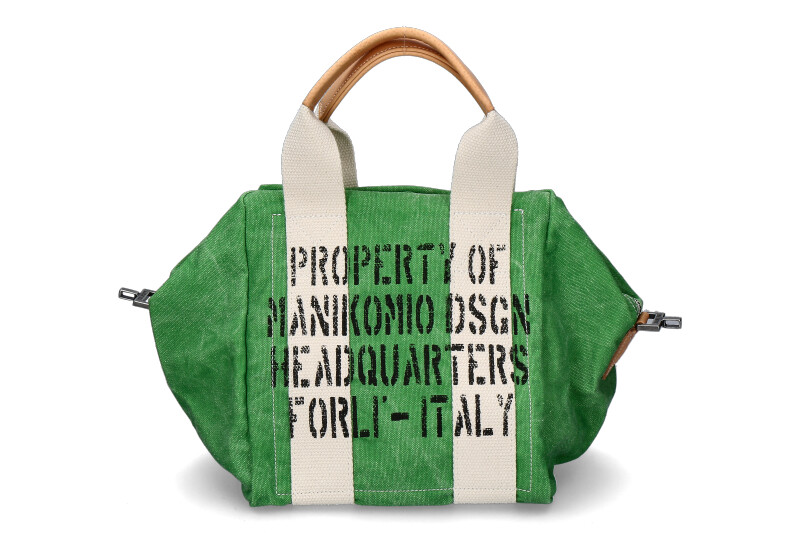 Manikomio Design bag LADY24 COTTON- olanda garden green