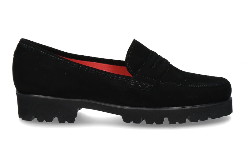 Pas de rouge slipper MARTA CAMOSCIO NERO