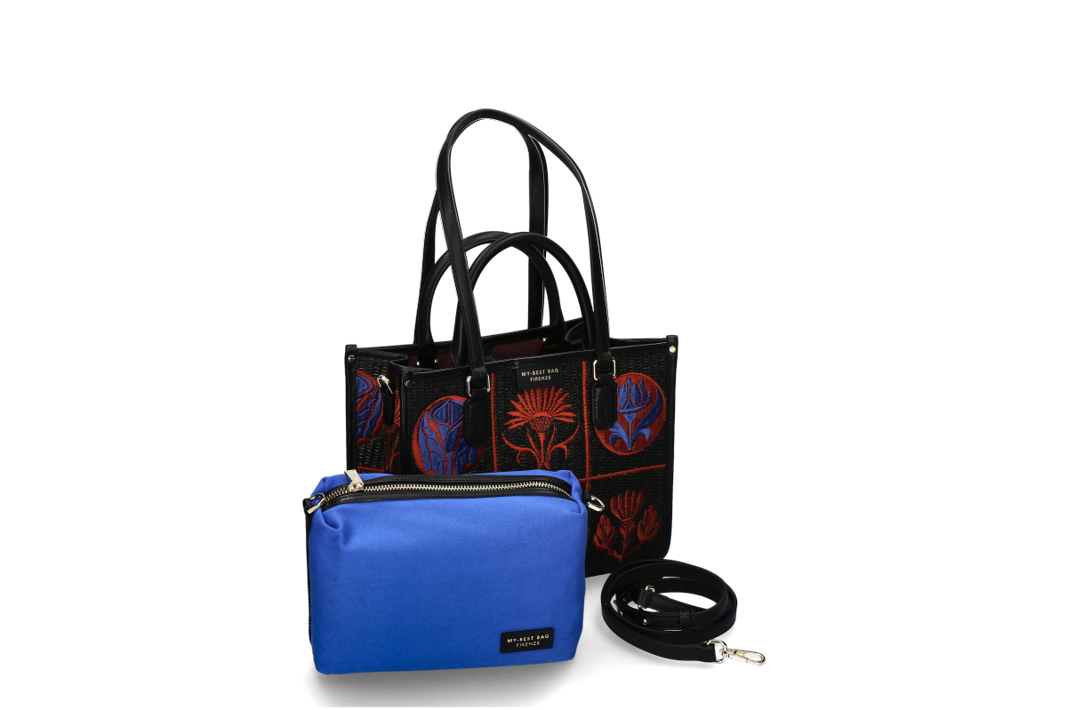 My-Best Bag Firenze bag ATENA LIBERTY- black/ multicolor