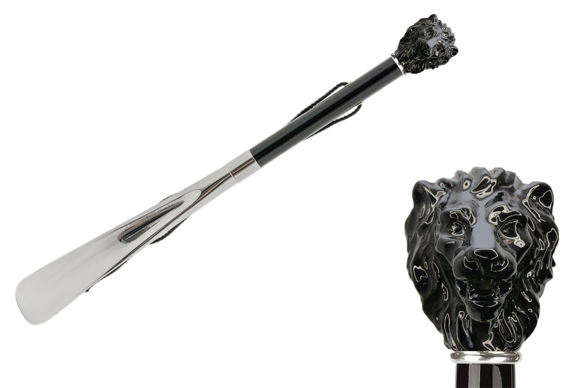 Pasotti shoehorn LION BLACK