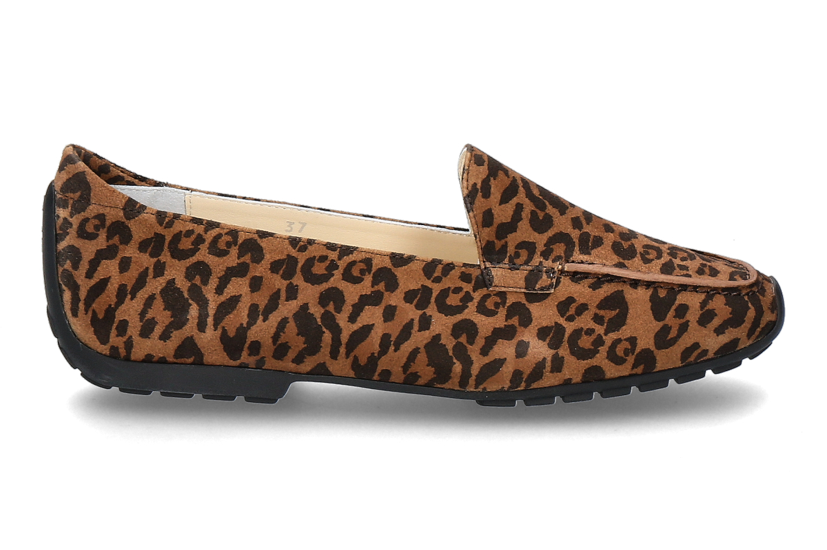 Mania loafer CAMOSCIO LEOPARDINO