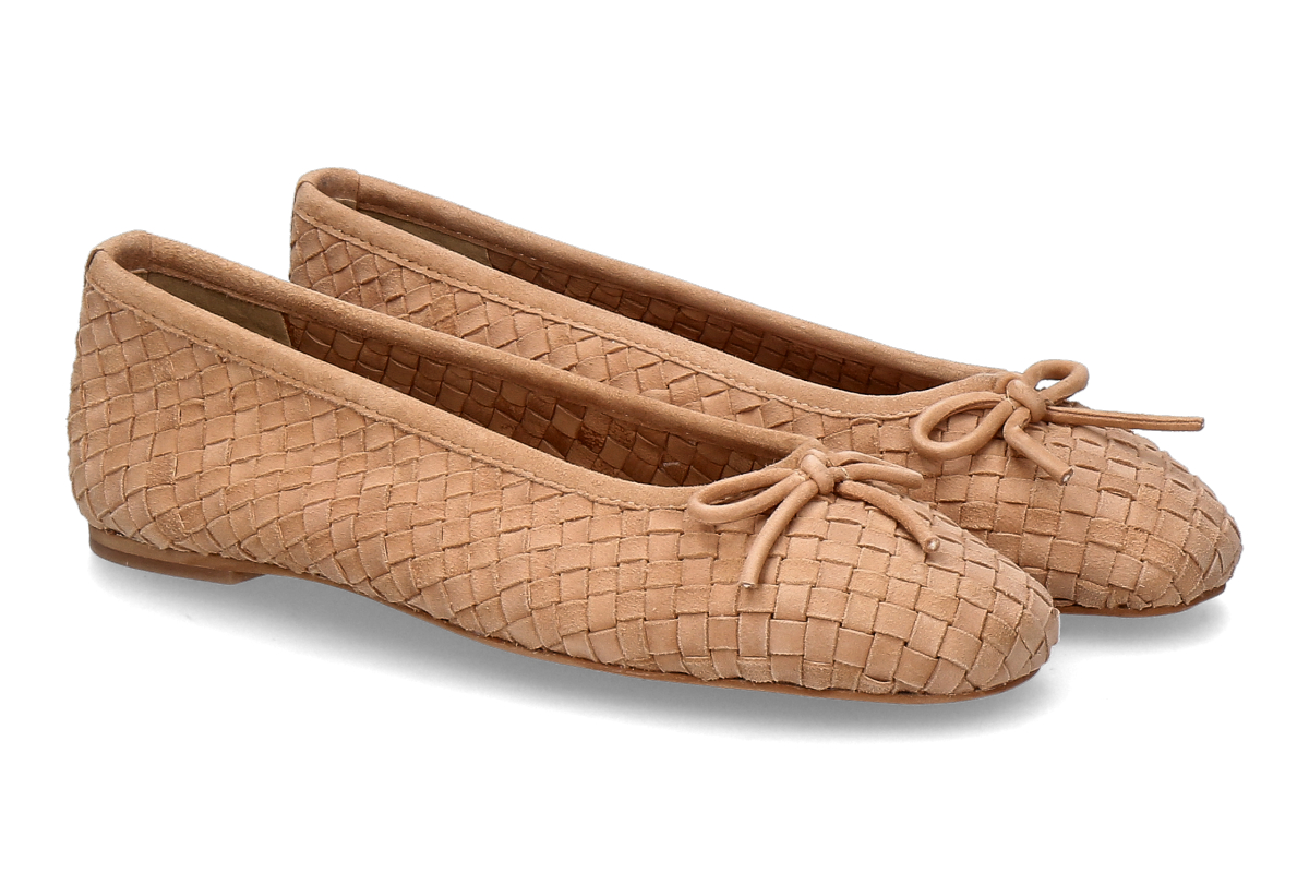 Inuovo ballerina H26138- coconut/ light brown