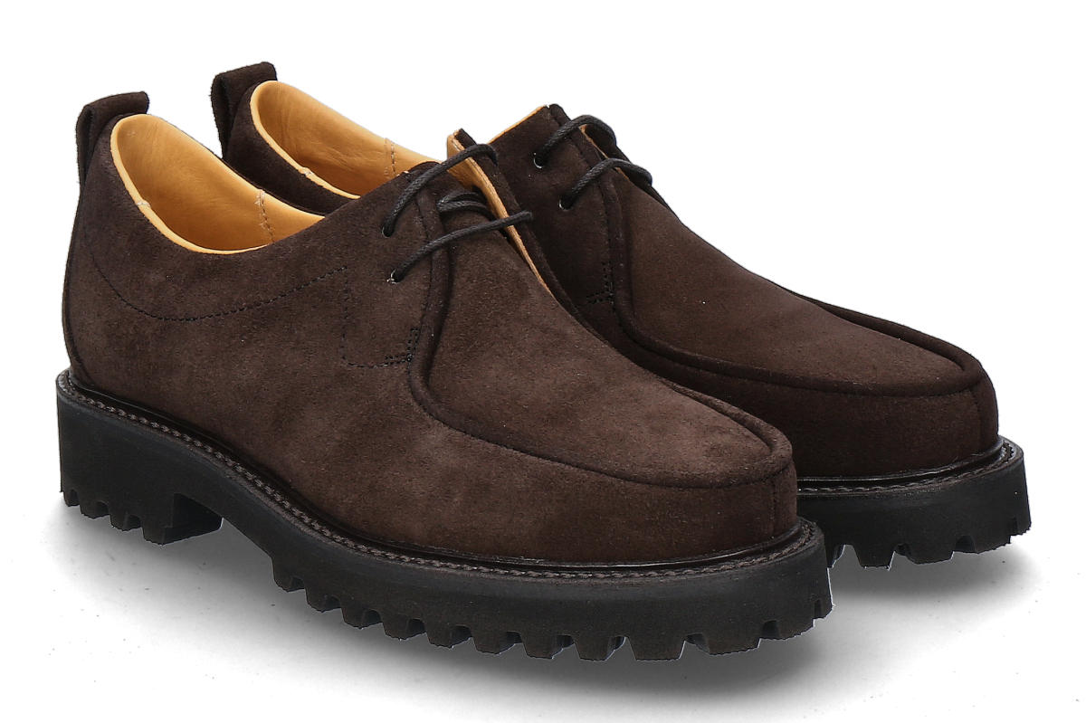  Ludwig Reiter lace-ups for women TIROLERIN VELOURS- dunkelbraun 