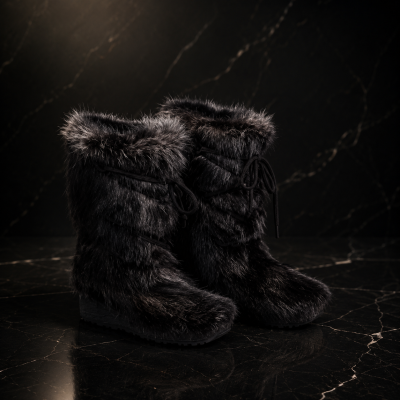 Fur boots